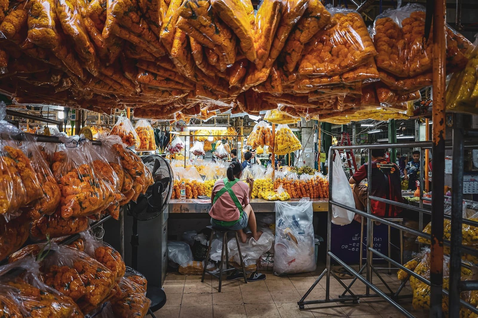Marché aux fleurs Bangkok