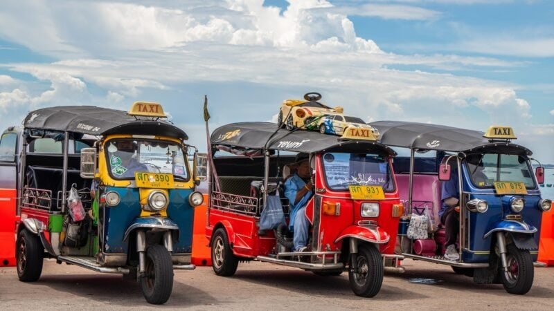 Tuk-tuk en Thaïlande