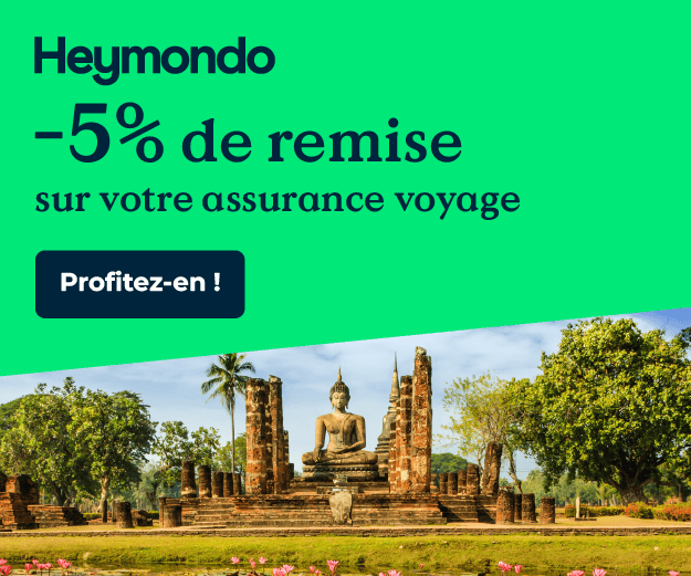 Heymondo assurance voyage -5% de remise