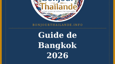Guide touristique de Bangkok 2026 avec temples, marchés, BTS/MRT et street food.