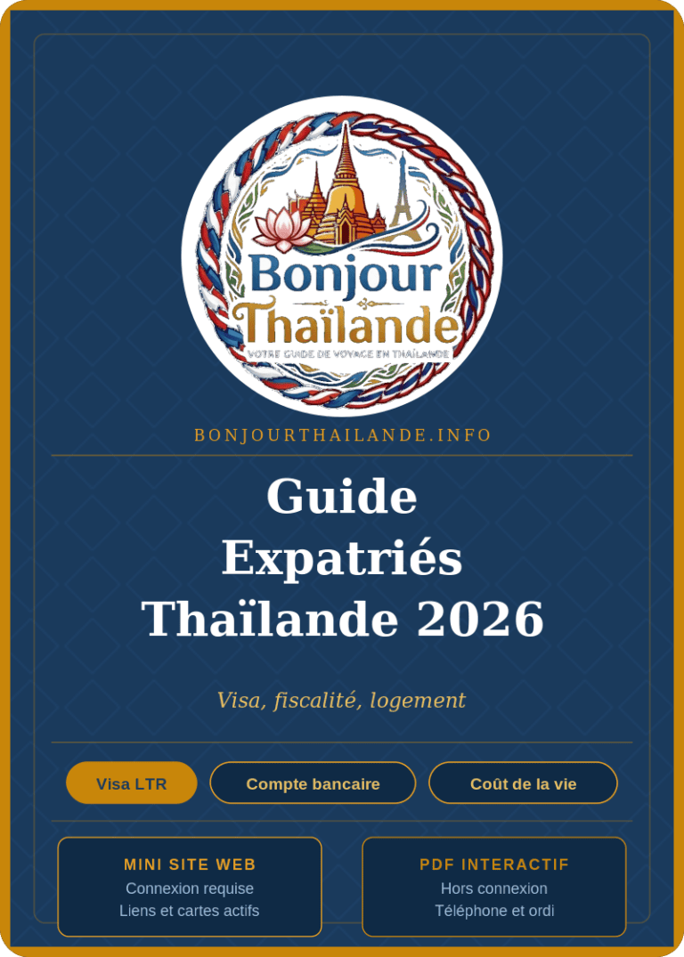 Guide pour expatriés en Thaïlande 2026 avec visa, banque, coût de la vie.