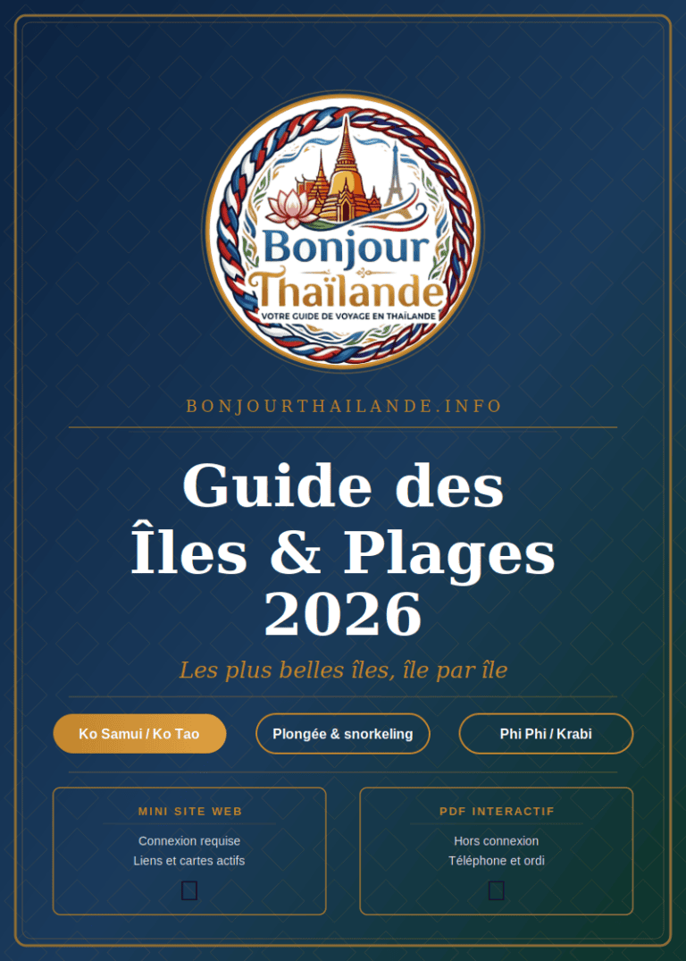 Couverture du guide des îles et plages de Thaïlande par Bonjour Thaïlande